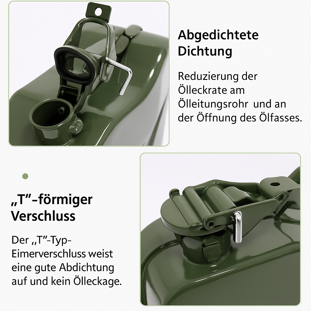 Benzin- & Dieseltank – 20L / 5L | Robust, Sicher & Langlebig