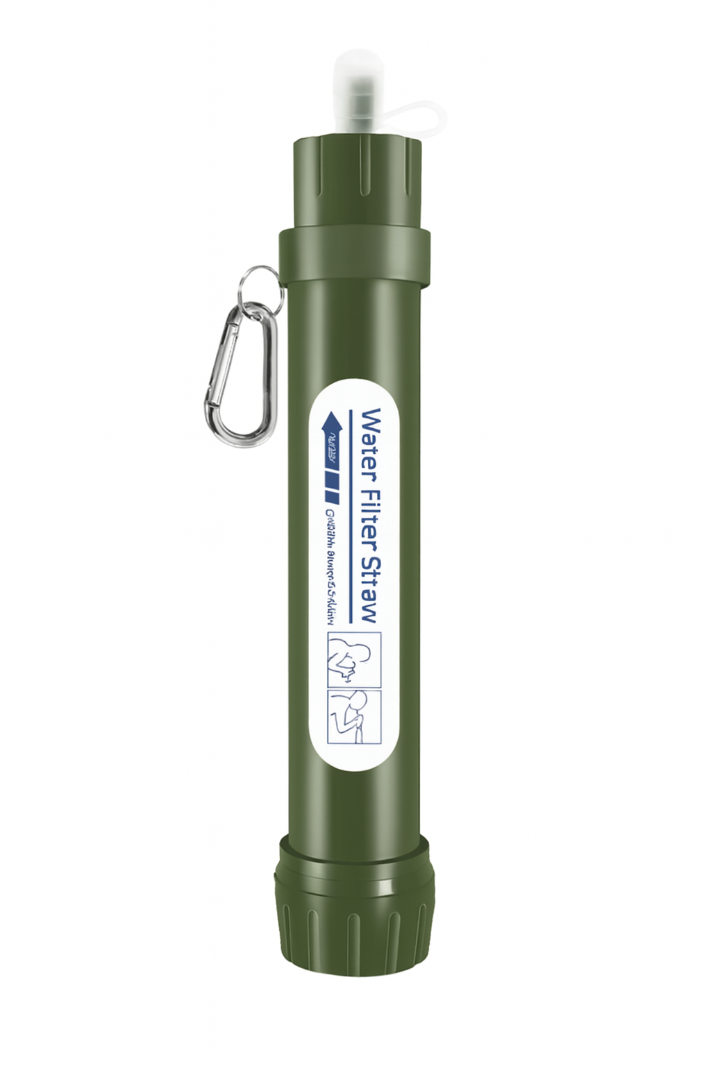 Tragbarer Wasserfilter mit Strohhalm – Sauberes Trinkwasser überall