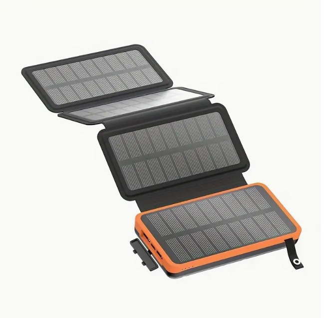 Solar Powerbank 25.000 mAh – Tragbare Schnelllade-Powerbank