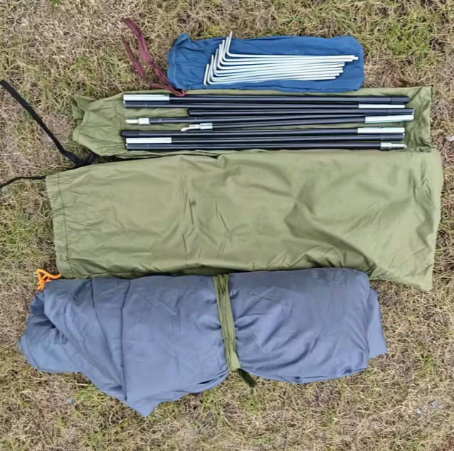 Zelt mit Reißverschluss 1-2-Personen Ultraleicht | 4-Jahreszeiten-Rucksackzelt